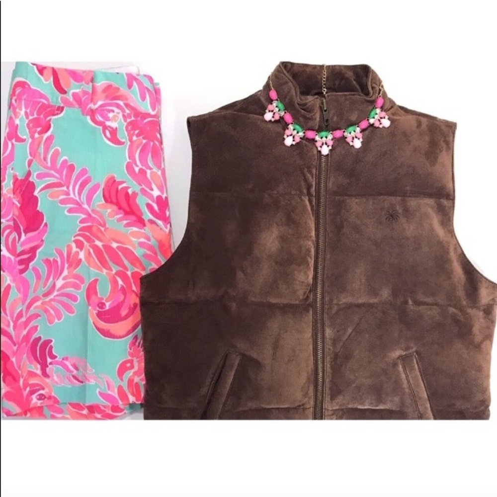 Lilly Pulitzer Suede Vest